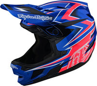 Troy Lee Designs D4 MIPS Composite Volt Downhill Helmet,  blue,  Size S,  blue,  Size S