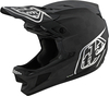 Troy Lee Designs D4 Stealth MIPS Carbon Downhill Helmet,  black-silver,  Size M,  black-silver,  Size M
