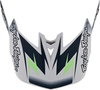 Troy Lee Designs D4 Volt Helmet Peak,  white for Men
