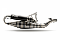 YASUNI Carrera 10 Full Exhaust System Black - Minarelli Horizontal,  black
