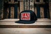 YOSHIMURA YOSHIMURA Team Snapback Trucker Hat,  black