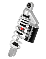 YSS Rear twin shock external reservoir Gas Eco Line,  red