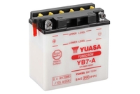 YUASA YB7-A Battery without acid pack,  Size 135 mm
