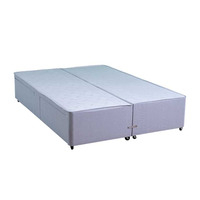 Basic Divan Base - King - Silver - 4 Drawers