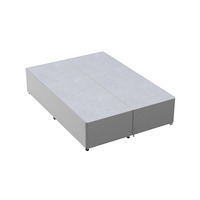 Basic Divan Base - Single - Silver - No Drawers