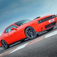 American Dodge Challenger Muscle Car Drive