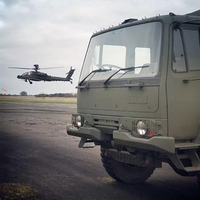 DAF Army Truck Driving Northumberland