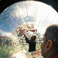 Zorbing in Edinburgh