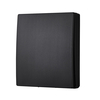 1 Gang Kinetic Push Switch - Matte Black