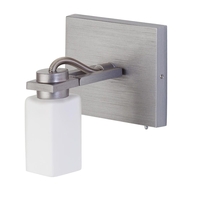 1 Light Adjustable Single Wall Spotlight - Aluminum