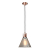 1 Light Ceiling Pendant - Smoke