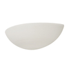 1 Light Ceramic Uplighter Wall Light - Ivory