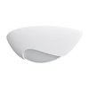 1 Light Ceramic Uplighter Wall Light with Diffuser - White