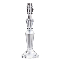 1 Light Crystal Table Lamp Base - Glass