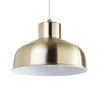 1 Light Diner Ceiling Pendant - Satin Brass