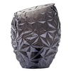 1 Light Fractal Glass Table Lamp - Smoke