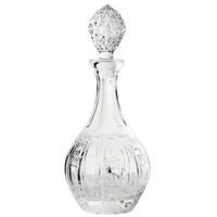 1 Light Glass Decanter Table Lamp - Clear