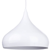 1 Light Gourd Drop Shaped Ceiling Pendant - White