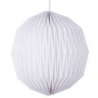 1 Light Origami Inspired Ceiling Pendant - Cream