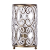 1 Light Ornate Spiral Table Lamp - Bronze