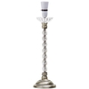 1 Light Twist Table Lamp Base - Antique Brass