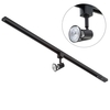 1 metre Track Light Kit with 1 Harlem Heads and LED Bulbs - Black