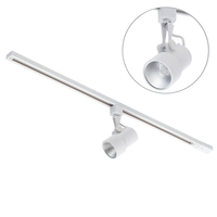 1 metre Track Light Kit with 1 Holborn Head and Integrated LED - White