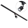 1 Metre Track Light Kit with 1 Soho Heads and Halogen Bulbs - Black