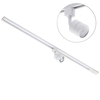 1 metre Track Light Kit with 1 Soho Heads and LED Bulbs - White