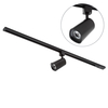 1 metre Track Light Kit with 1 Strand Head and Integrated LED - Black