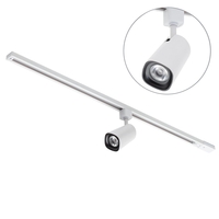 1 metre Track Light Kit with 1 Strand Head and Integrated LED - White