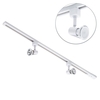 1 metre Track Light Kit with 2 Harlem Heads and LED Bulbs - White