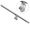 1 Metre Track Lighting with 1 Greenwich GU10 Fixture & Halogen Bulbs - Silver