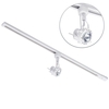 1 Metre Track Lighting with 1 Greenwich GU10 Fixture & Halogen Bulbs - White