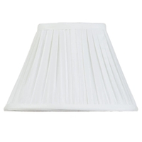 10 Inch Easy to Fit Box Pleat Shade - Ivory