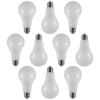 10 Pack of 15 Watt Large GLS LED E27 Edison Screw Light Bulb - Daylight White