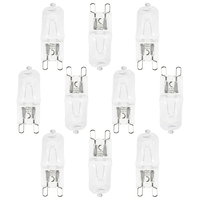 10 Pack of 18 Watt G9 Halogen Capsule Light Bulb - Clear