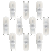 10 Pack of 2.5 Watt LED G9 Non-Dimmable Capsule Light Bulb - Cool White