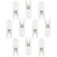 10 Pack of 28 Watt Halogen G9 Capsule Bulb - Clear