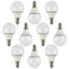 10 Pack of 4 Watt LED E14 Small Edison Screw Golf Ball Light Bulb - Warm White