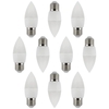 10 Pack of 6 Watt LED E27 Edison Screw Daylight Candle Bulb - Cool White