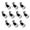 10 Pack of IP20 Fire Rated Recessed Downlighters with HAL Bulbs - White
