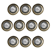10 Pack of Recessed Spotlight Downlights,  Antique Brass