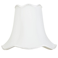 12 Inch Easy to Fit Scalloped Shade - Ivory