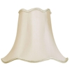12 Inch Easy to Fit Scalloped Shade - Sand