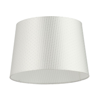 12 Inch Empire Silk Easy to Fit Shade - White