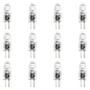 12 Pack of 10 Watt G4 Halogen Capsule Light Bulb - Clear
