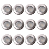 12 Pack of Diecast IP65 Rated Downlight - Brushed Chrome
