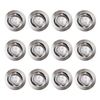 12 Pack of Diecast Tilt Downlight with LED Bulbs - Brushed Chrome