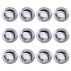 12 Pack of Diecast Tilt Downlight with LED Bulbs - Chrome
